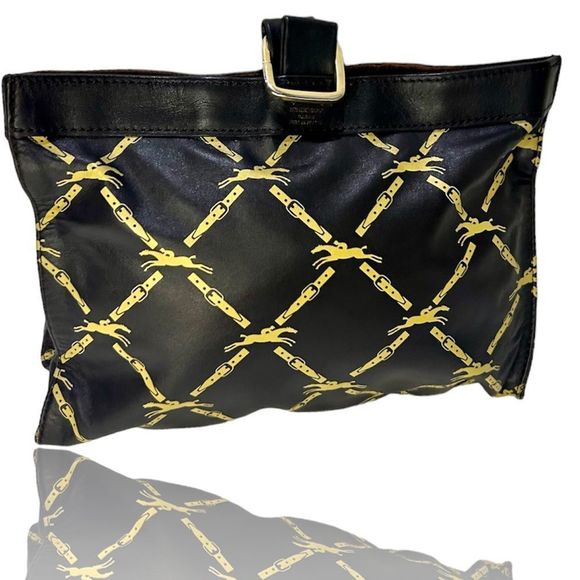 Longchamp Handbags - VINTAGE Longchamp Leather Cosmetic Clutch Bag